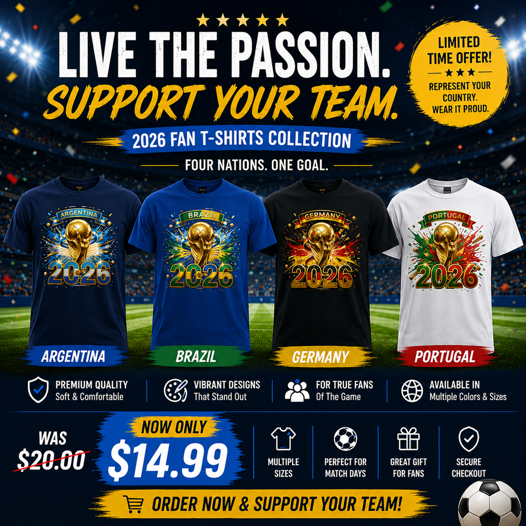 T-SHIRT SOCCER FANS 2026